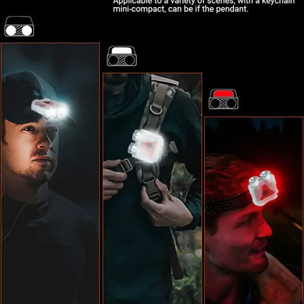 High Strong Power LED Flashlight Built-in Battery Type-C Rechargeable with Pen Clip Torch Outdoor Camping Emergency Lantern
