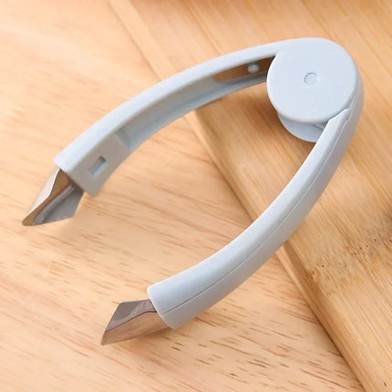 Kitchen Stainless Steel Pineapple Eye Corer Fruit Vegetable Knives Stem Remover Clip Strawberry Huller Peeler Tweezers Gadgets