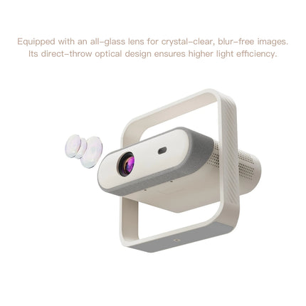 Salange P40 4K Projector WiFi 6 Bluetooth 5.4 6D Auto Keystone Smart Android Portable Home Theater Outdoor Movie Projector