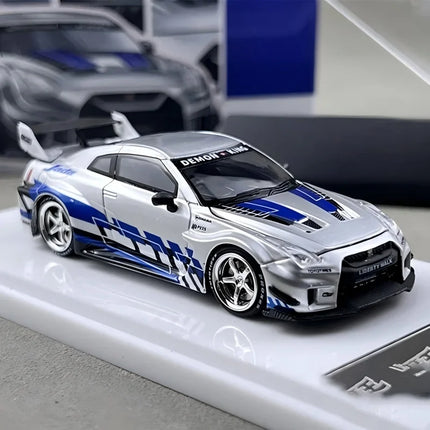 Demon King Auto 1/64 GTR R34 R35 Alloy Motor Vehicle Toy Die-casting Metal Model Collection
