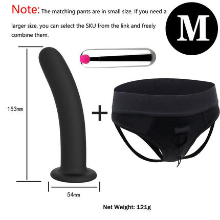 Silicone Strap On Dildo Panties, Realistic Harness Underwear with Removable Dildo for Women Lesbian Couples, Adjustable Strap-on