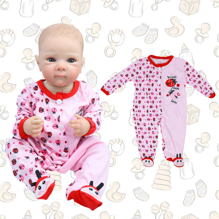 New Doll Clothes Suits Fit for 48-50CM Baby Doll 18-20inch Reborn Baby Doll Clothes Accessories Clothes Suit for Generation Doll