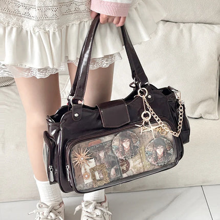 Original Daily underarm bags Versatile Messenger bags Transparent Bag for Female handbag designer bag
