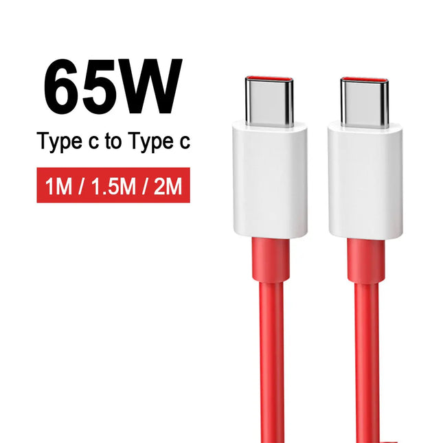 For Oneplus Cable Type C 65W Fast Charging Cable USB A Data Wire For One Plus 13 13T 11R Nord 3 CE 2 12 12R 10 Pro 10R 10T Ace 3