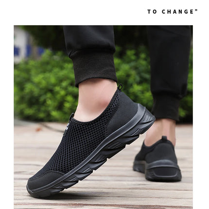YRZL New Running Shoes for Men Breathable Sports Shoes Light Weight Fashion Summer Breathable Sneakers for Men Plus Size 39-46