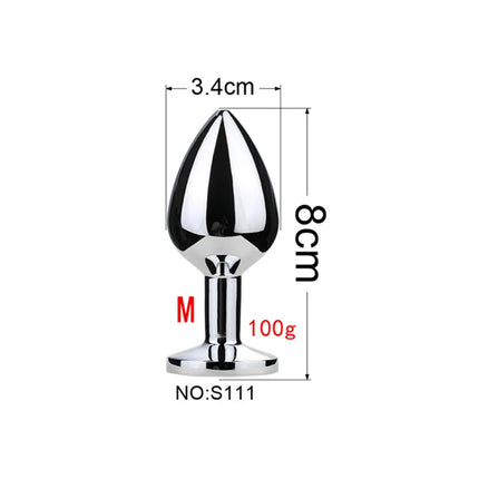 Spades Q Metal Anal Plug Fetish Butt Plug Fantasy Adult Game Prostate Massage Masturbator Anal SM Stimulation Adult Sex Toys 18+