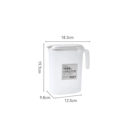 1PC 1800ml/2500ml Large Capacity Cold Water Pitcher Heat Resistant Beverage Jug Refrigerator Water Container For Home Summer Use