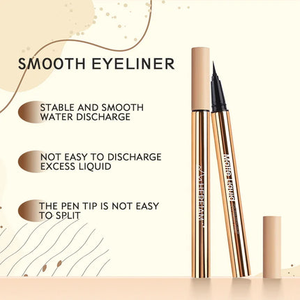 HEREIAM Eyeliner Waterproof Long Lasting Highly Pigmented Eye Makeup Quick-dry No-smudge Black Liquid Eye liner