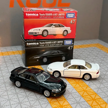 Takara Tomy Tomica Premium 47 Toyota Soarer 4.0GT Limited Alloy Car Diecast Model Replica Series Children Gifts Boy Toys