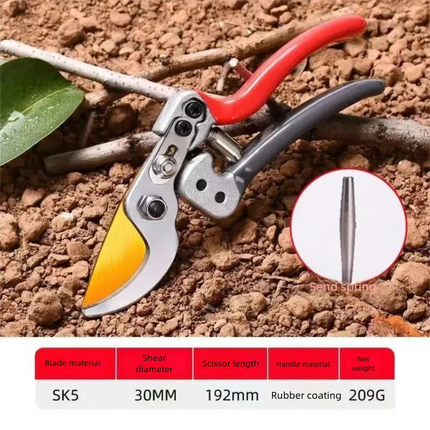 Horticultural Shears Alloy Blades Sharp Effortless Cutting Pruning Branches Fruit Trees Flowers All Plants