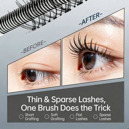 Black Waterproof Metallic Tube Mascara Silk Fiber Long Curling Non-Clumping Eyelash Extensions Spiral Makeup for Eyes