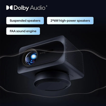 Formovie Xming V1 Ultra Projector 1100ANSI Lumens HDR LED For Home Portable Cinema MEMC 4K 2+32GB Wifi6 Dolby Audio Laser Beamer