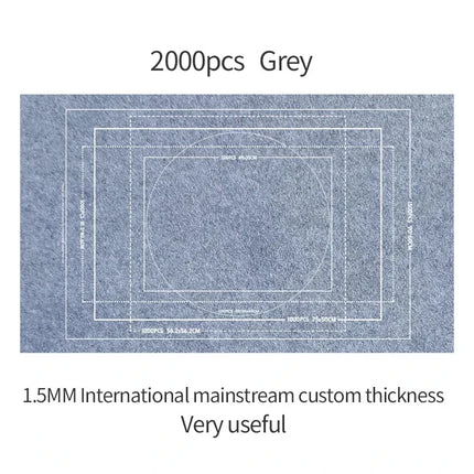 1500-3000pcs Felt Puzzle Mat Set 10color Available Puzzle Playing Blanket with Portable Travel Storage bag Puzzle Accessories