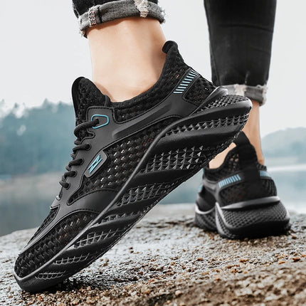 Summer Men Casual Shoes Fashion Lightweight Mens Running Walking Sneakers Mesh Breathable Male Jogging Sports Shoes