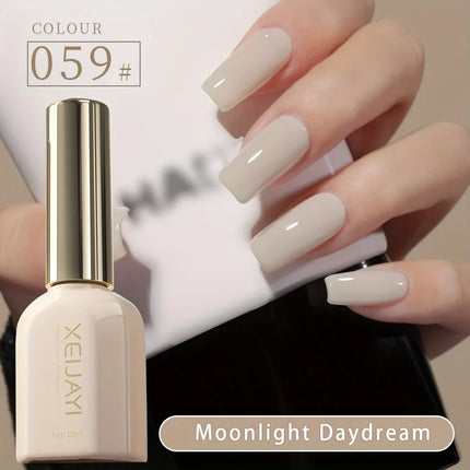 Roman bottle Moonlight White 9 colors optional nail polish new white pink nude color firm and durable super bright gloss