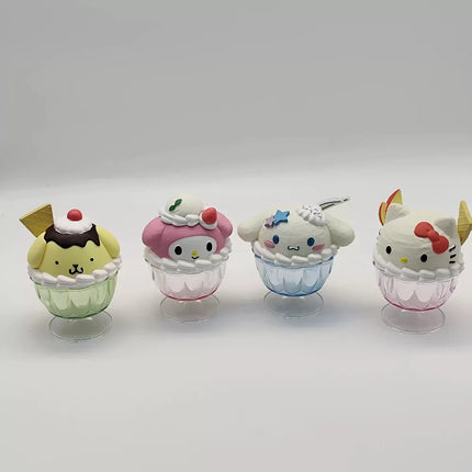 Sanrio Characters Capchara Sweets Case Collection Capsule Toy Blind Box Hello Kitty Cinnamoroll My Melody Mini Figure Desk Decor