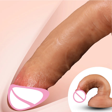 Soft Double Layer Silicone Big Dildo Realistic Fake Long Dick Penis Butt Plug Adult Sex Toys For Woman Men Vagina Anal Massager