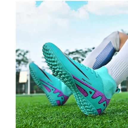 Original Men Football Field Boots Professional Society Indoor Boys Soccer Shoes Match Training Resistant Kids Football Shoes