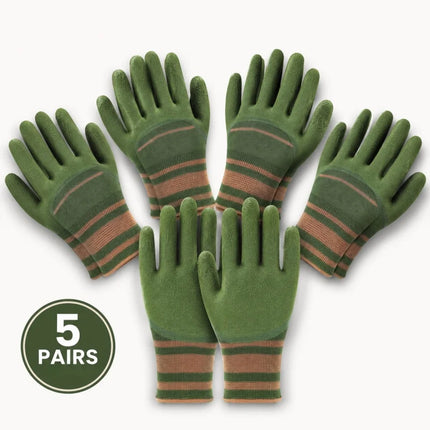 1/2 Pair of Gardening Gloves Stab-proof Wear-resistant Unisex Garden Gloves Cactus Rose and Blackberry Safe Planting Tool