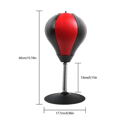 Fun Punch Rages Bag, Heavy Duty Desktop Punching Bag For Mood Relief Desktop Punching Bag with Suction Cup For Office Table
