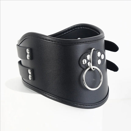 Role-playing SM Leather Posture BDSM Collar Sexual,Adult Game,Role Play,Choker Bondage Restraint,Submissive,Sex Toys for Couple
