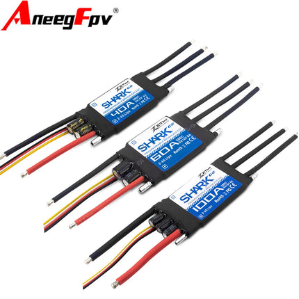 ZTW 32-Bit ESC Shark G2 100A 80A 60A 50A 40A 30A 20A SBEC 5V/6V 8A Brushless Speed Controller for RC Boat Underwater Thruster