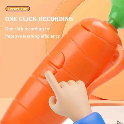 1-10pcs  Carrot Voice Recorder Pen  Kids Ballpoint Pen That Can Be Recorded Creative Multi Functional Pens Gift…!