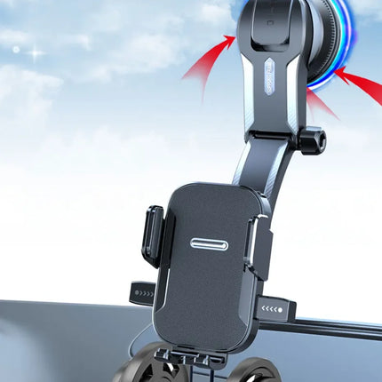 SEAMETAL Sucker Car Phone Holder Mount Stand Suction Cup Smartphone Mobile Cell Support in Car Bracket for iPhone Xiaomi Huawei