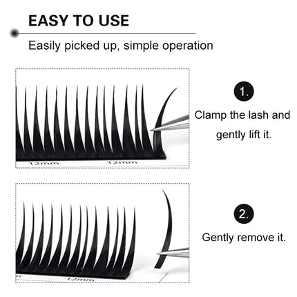 winky beauty 07 C/D Wet Eyelash Extension Manga Wispy Cosplay Type Spikes Lashes Extensions Volume Premade Fans Lashes Supplies