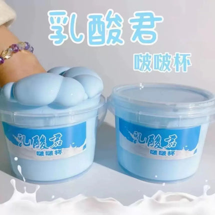 Super Large Box Slime Bucket Giant Bubble Milk Fake Water Decompress Toy Non Stick Hand Can Cover Bubble Pure Handmade Kids Gift