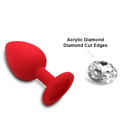 3 Sizes Anal Plug Butt Women Men Silicone Round Shaped Erotic Penetration Anal Bullet Gay anal Masturbator Sex Toy for Adults 18