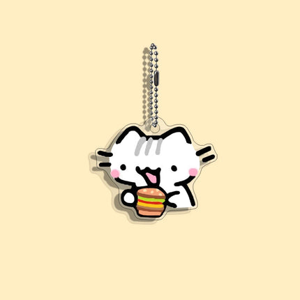 Funny Cat Character Keychain Student Gift Bag Women's Bag Cute Things Gift For Best Friends Wholesale Gifts Kitty