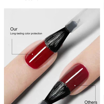 1/2/3PCS 12ML Soak Off Matte Top Base Coat for Nails UV Gel Polish Semi Permanent Functional Manicure Top Base Coat Varnish