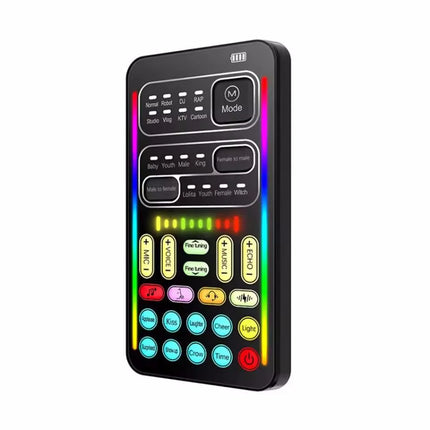 Voice Changer Microphone Bluetooth Mic Wireless For iPhone Android Mobile Cell Phone PC Mini Live Sound Card Mixer Recorder Kit