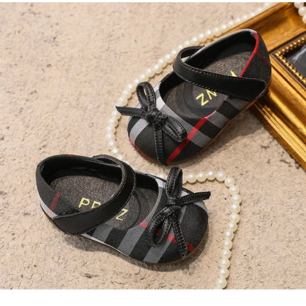 NEW Classic Winter Princess Shoes Baby Soft-solar Toddler Shoes Girl Children Plate Cloth Single Shoes 0-3 Years Old Bow Sandals
