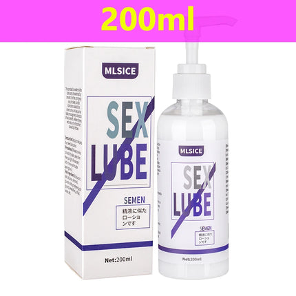 Imitation Semen Anal Lubricant Love Gel Water Based Lube for Men Women Lubricants Gay Vaginal Lubricantion Oil Adult Sex Toys