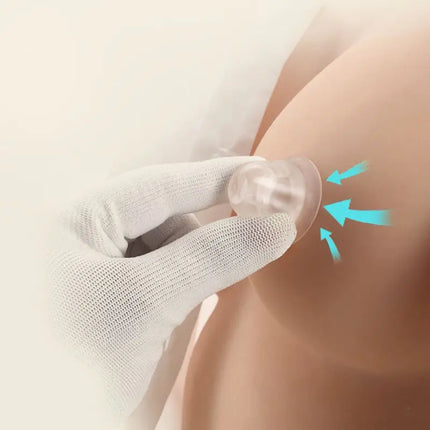 1 Pair Silicone Nipple Corrector Painless Nipple Sucker Puller Aspirator for Correction Flat Inverted Nipples