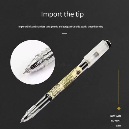 8/50/54Pcs/Set 0.35mm Gel Pens Office School Exam Ballpoint Pen Blue Black Ink Replaceable Pen Refill Rods Kawaii Stationery