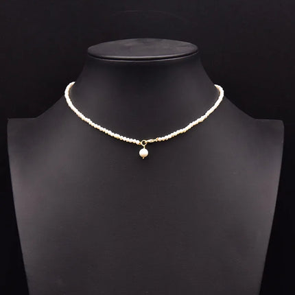 Natural FreshWater Pearl Pendant Necklace Woman 2025 Trend 18K Gold Plated  High Quality Designer Jewelry Gifts For Girlfriend