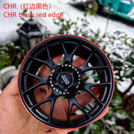Wheel Model Car Ornaments RAYS Metal Wheel RID Aluminum Alloy Simulation Forging Wheel Modification Creative Desktop Toy