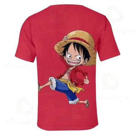 New One P Graphic T Shirt Men Women Anime Harajuku Tops Summer Boys Girls T-shirt 3D Fashion Clothing Plus Size Streetwear