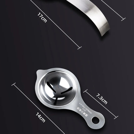 Egg White Separator Stainless Steel Tools Eggs Yolk Filter Gadgets Kitchen Accessories Separating Funnel Spoon Divider Utensils