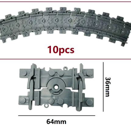 Moc Train Track Motor Technical Blocks Power Functions Parts Remote Control + AAA Battery Box Set PF Bricks DIY Toys Accessories