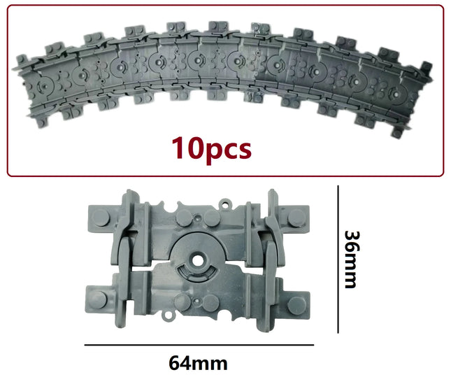 Moc Train Track Motor Technical Blocks Power Functions Parts Remote Control + AAA Battery Box Set PF Bricks DIY Toys Accessories