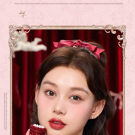 Flower Knows Strawberry Cupid Cake Lip Mud Mist Matte Velvet Lip Cream Lip Makeup 5ml