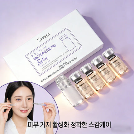 Anti AGE Korean Aesthetics Laboratory New Generation Microcrystalline Essence Beauty and Skincare Renewal 4*5ML with Roller Tool