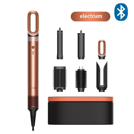 7 in 1 Multi Hair Dryer StylerHS09 Auto-Curling Barrel Hot AirBrush Soft Straightening BrushNegative Ion Fast Dry NozzleGift Box