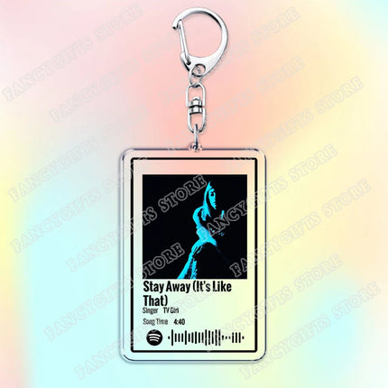 TV Girl Songs Keychains for Women Accessories Bag Cigarettes Out The Window Lovers Rock Not Allowed Keying Jewelry Fans Gifts