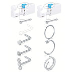 Geometric / Nose Rings & Studs / Face|0.8mm 20G|Set 1