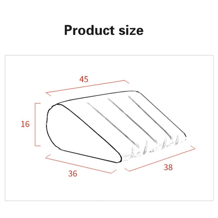 Inflatable Travel Pillow Multifunctional Body Pillow Lumbar Yoga Pillow Travel Positions Support Air Cushion Triangular Pillow